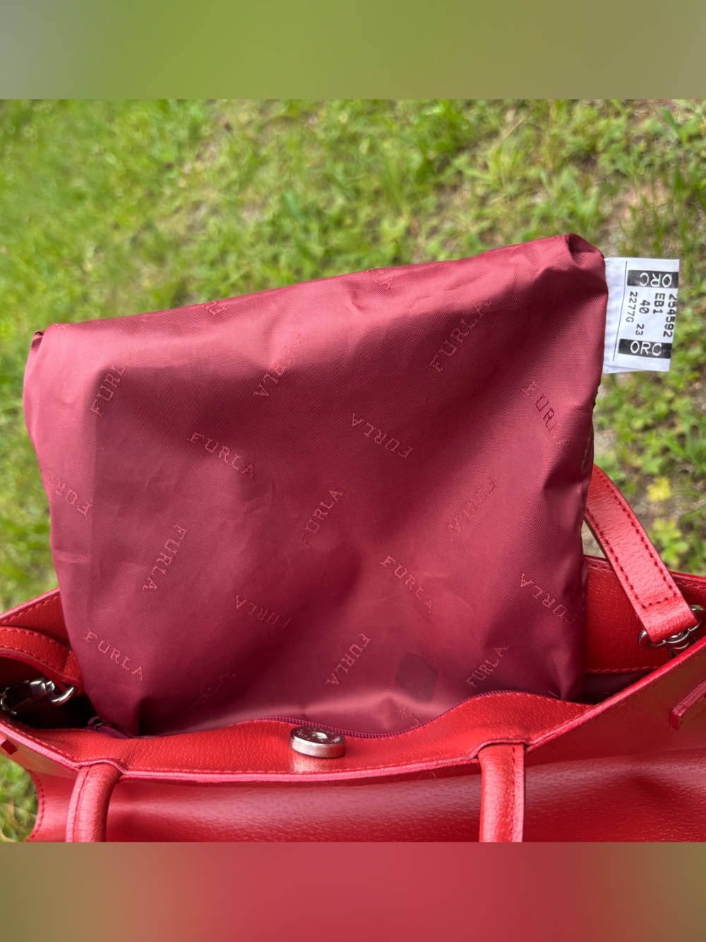 Furla Leather Crossbody Tote Bag - Picture 10 of 17